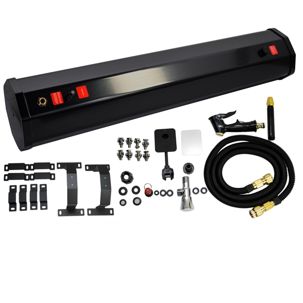 水箱 Pressurized 8-Gallon Camping Water Tank Road Shower for Off-Road Pick-up Trucks-4