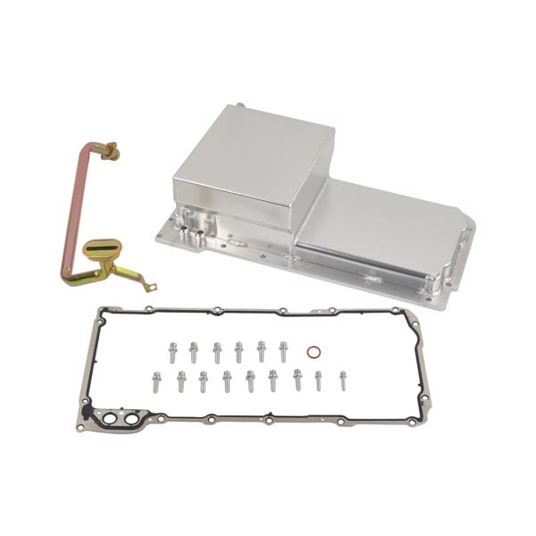 油底壳 Oil Pan LS1/LS2/LS3/LS6, Rear Sump，7-QT Silver MT024010（禁售亚马逊）(不支持无理由退货)-2