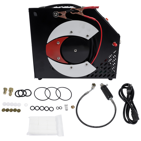 PCP Air Compressor 350W PCP Airgun Compressor 30mpa or 4500PSI Auto Stop-3