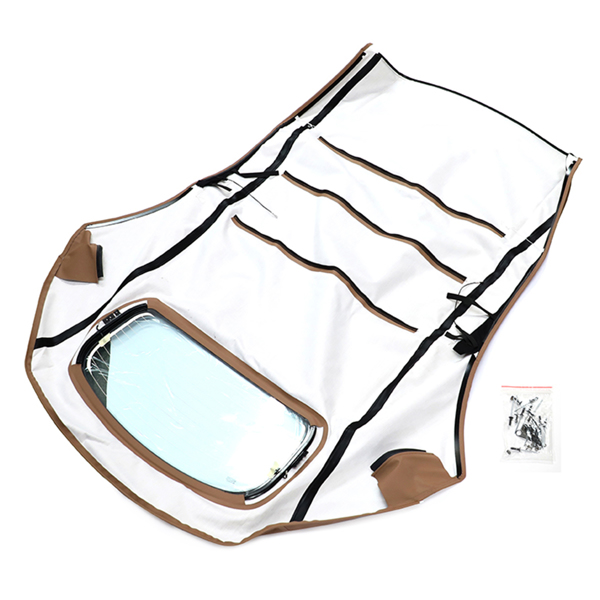 软顶敞篷 Convertible Soft Top w/ Heated Glass Window Tan for VW Beetle 2003-2010 2.5L l5 VWNB TAN-STF-2
