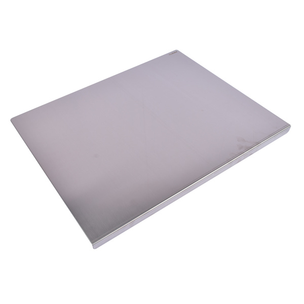 A1-不锈钢切菜板 Cutting Board, Heavy Extra Large 304 Stainless Steel Cutting Mat Chopping Baking Pastry Board (Size: 19.7" x 15.8")-4