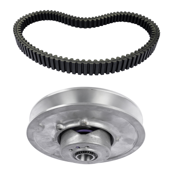 离合器 Secondary Driven Clutch with Belt for  2005-2018 Kawasaki Mule 600 610 SX KAF400 490940040 590110011-6