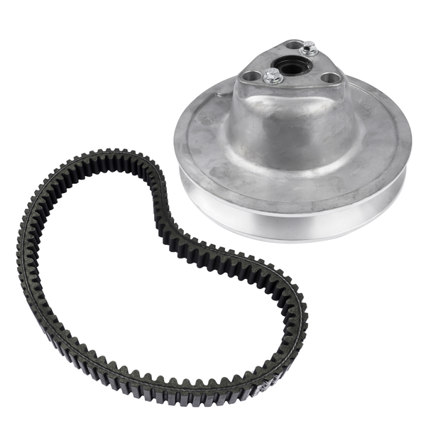 离合器 Secondary Driven Clutch with Belt for  2005-2018 Kawasaki Mule 600 610 SX KAF400 490940040 590110011-3