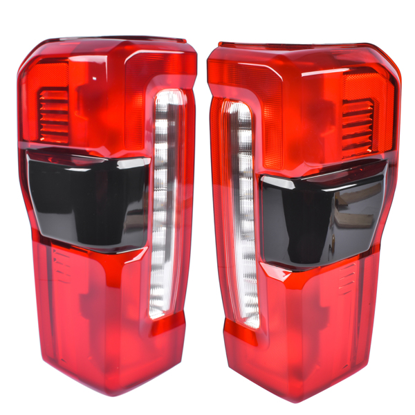 尾灯 Passenger + Driver Side LED Rear Tail Lamp Light for Ford F-250 F-450 2023-2024 PC3Z-13405-B PC3Z13404B-1