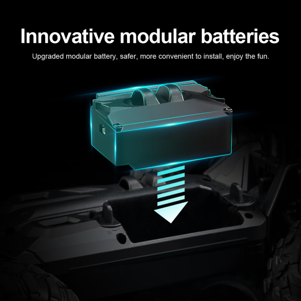  1：16比例遥控车，全地形带四轮驱动，高速电动漂移赛车，适合儿童，父母和孩子互动玩具,蓝色﻿﻿（禁售temu，周末不发货）-19