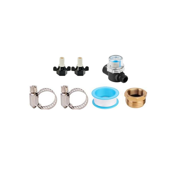 水泵 Black RV Fresh Water Pump 7GPM 70PSI, 12V DC Water Pump Five Chamber Self-Priming Diaphragm Water Pump with Heavy Duty Pressure Switch and Strainer-6