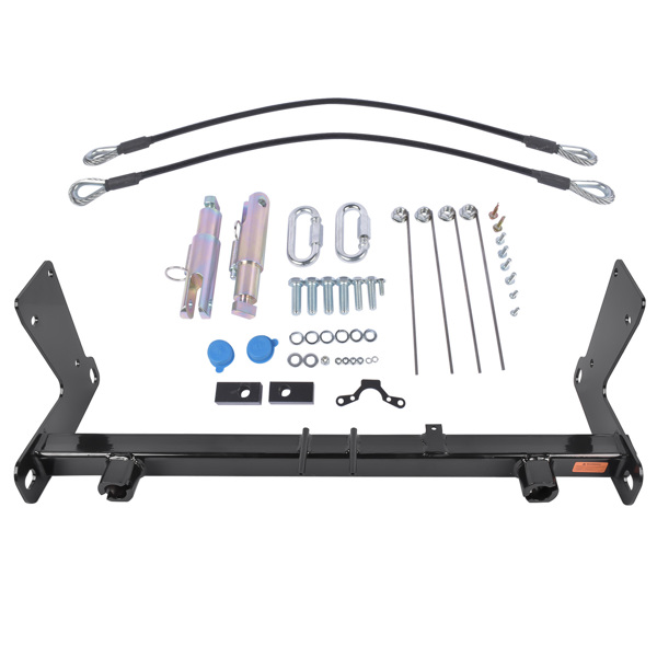 拖车底板支架 Tow Bar Base Plate Tow Bar Bracket For 18-23 Jeep Wrangler JL JLU Standard Bumpe-4