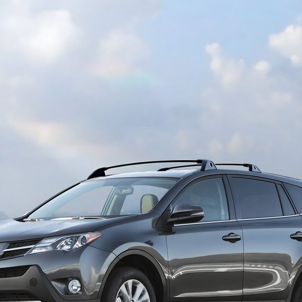 车顶行李架横杆，与丰田RAV4 2019-2022兼容，负载能力为260磅，带锁的铝制防锈横杆（不适合冒险/TRD越野）（周末不发货，禁售亚马逊）-8