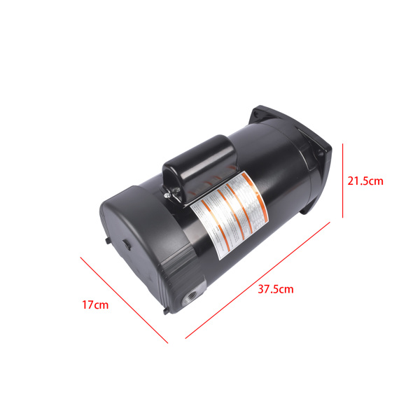 泳池水泵电机 0.75HP 115-230V 56Y Frame Square Flange Up-Rated Pool or Spa Pump Motor B2852-10