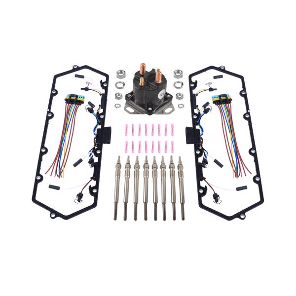 预热塞套件 98-03 Ford 7.3L Glow Plugs Gasket & Relay Solenoid & Glow Plugs MT030005（禁售亚马逊）(不支持无理由退货)-2