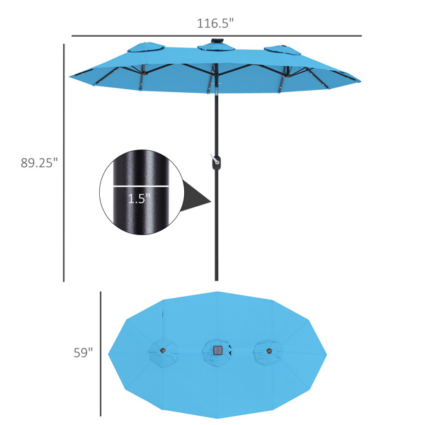 户外沙滩伞 （ Amazon Shipping）（WalMart禁售）（周末不发货）-3