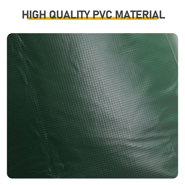 10PC 20 Gallon 绿色 PVC夹网布 塑料种植 浇水袋-3