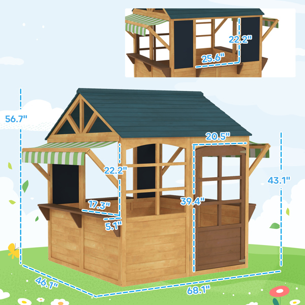 Wooden Playhouse-2