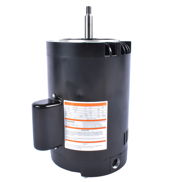泳池水泵电机 Standard Pool Pump Black 3450 RPM Single-Speed 115 Volts 0.75 hp Stainless Steel-5