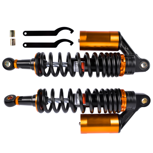 减震器 2Pcs 13.5'' 340mm Air Rear Shock Absorber Suspension Damper Motorcycle For Honda Harley Sportster 883 Yamaha-4