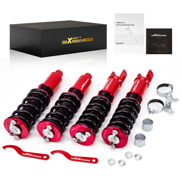弹簧减震适用于Honda Civic Crx / Del Sol 1992 - 1997 & Civic 1996 - 2000 EK2 EK4 EK9-1