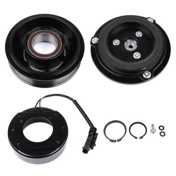AC A/C Compressor Clutch Kit for Chevrolet Cruze L, LS 1.8L L4 2012 2013 2014 2015 13413335 13346491-5