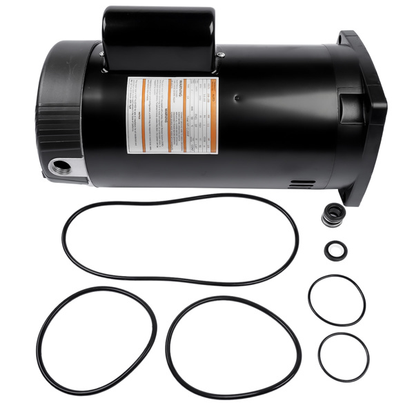 泳池水泵电机 B2842 1.5HP Full Rated Square Flange Pool Pump Motor Replacement for Motor SQ1152 B842 EB842 B849 Balck 1Pc-1