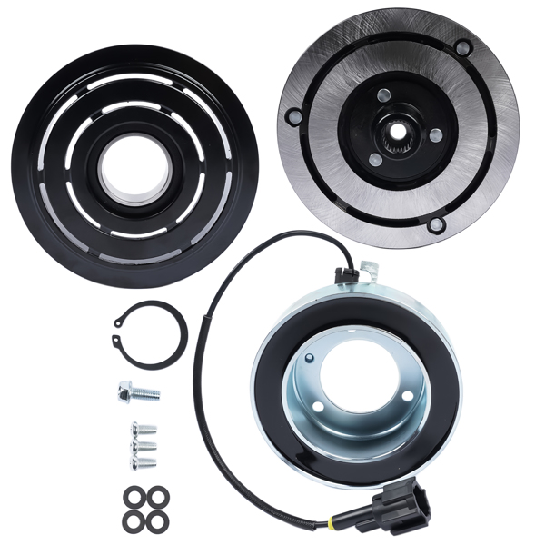 A/C电磁离合器 A/C Compressor Clutch Kit for Nissan Altima Base, S, SL 2.5L L4 2002-2006 Sedan 926008J03B 926008J01A 926008J022-7