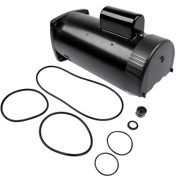 泳池水泵电机 B2842 1.5HP Full Rated Square Flange Pool Pump Motor Replacement for Motor SQ1152 B842 EB842 B849 Balck 1Pc-5
