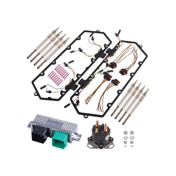 预热塞套件 94-97 Ford 7.3L Glow Plugs Gasket & Glow Plugs MT030017（禁售亚马逊）(不支持无理由退货)-2