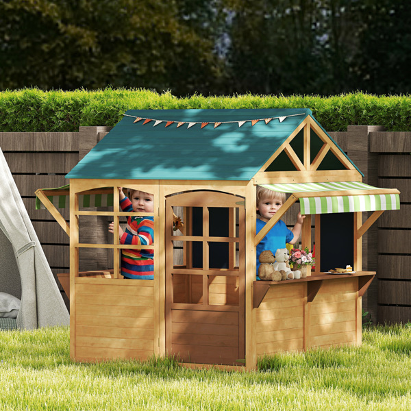 Wooden Playhouse-6