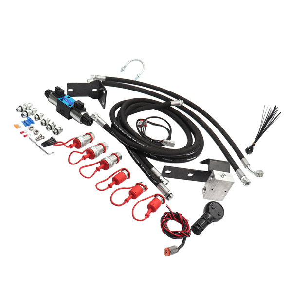 电控液压阀套件 3rd Function Valve Kit Kubota L2501 L3200 L3301 L3901 Tractors L3800 LA 525 524 Loader-4