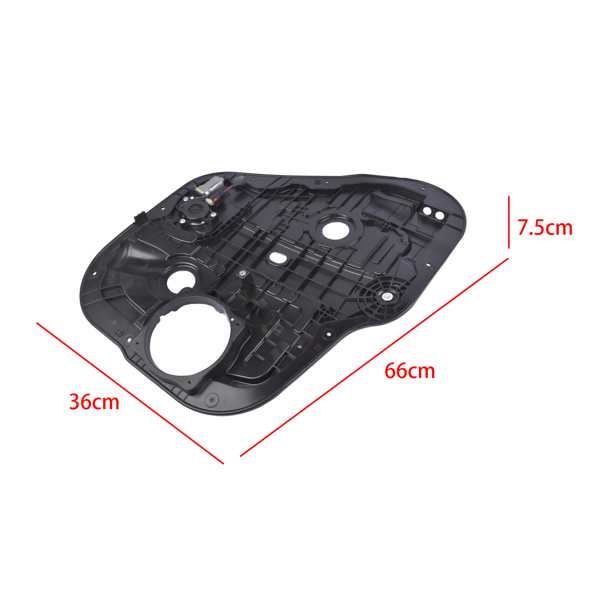 玻璃升降器 Rear Left Power Window Regulator & Motor for Kia Sorento Sport Utility 4-Door 2.0L 2.4L L4 3.3L V6 2016-2020 83471C5000-4