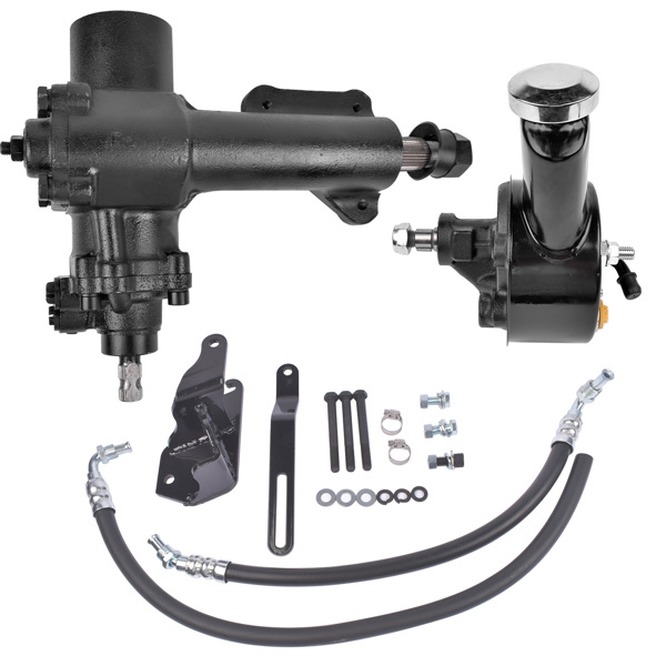 转向器套装 SGB5557 14:1 Ratio Power Steering Gear Box Conversion Kit for Chevrolet Bel Air One-Fifty/Two-Ten 1955-1957-2