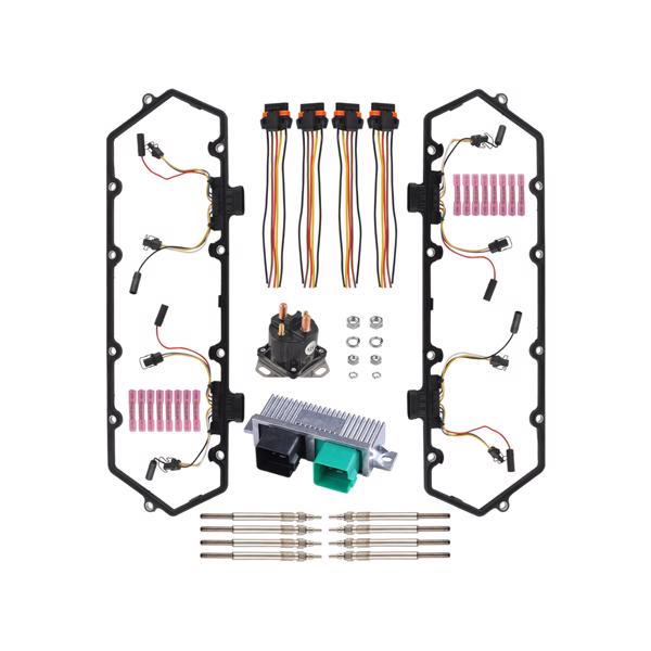 预热塞套件 94-97 Ford 7.3L Glow Plugs Gasket & Glow Plugs MT030017（禁售亚马逊）(不支持无理由退货)-1