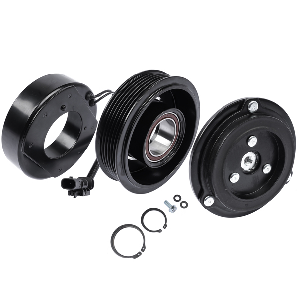 AC A/C Compressor Clutch Kit for Chevrolet Cruze L, LS 1.8L L4 2012 2013 2014 2015 13413335 13346491-3