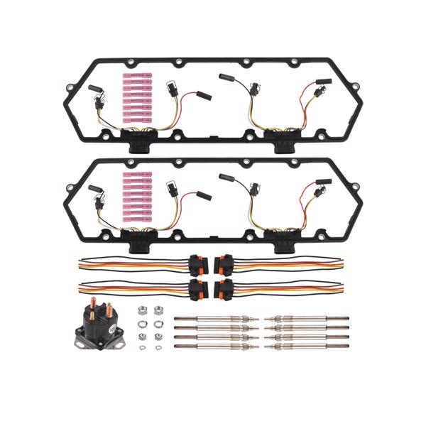 预热塞套件 94-97 Ford 7.3L Glow Plugs Gasket & Glow Plugs MT030014（禁售亚马逊）(不支持无理由退货)-1