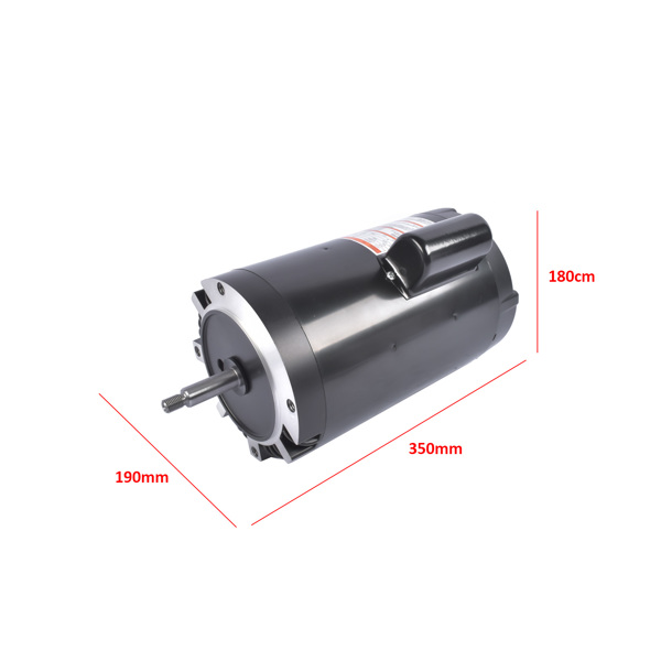 泳池水泵电机 B129 1-1/2 HP 115/230V Full Rated Pool & Spa Pump Motor 56J C-Face ODP Enclosure-9