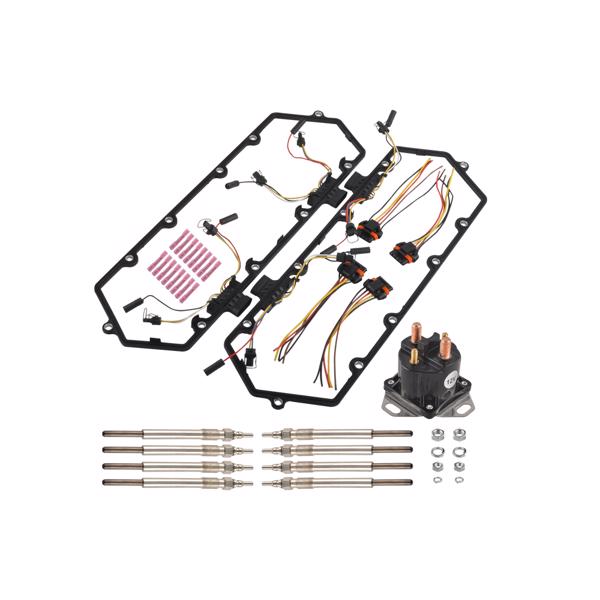 预热塞套件 94-97 Ford 7.3L Glow Plugs Gasket & Glow Plugs MT030014（禁售亚马逊）(不支持无理由退货)-2