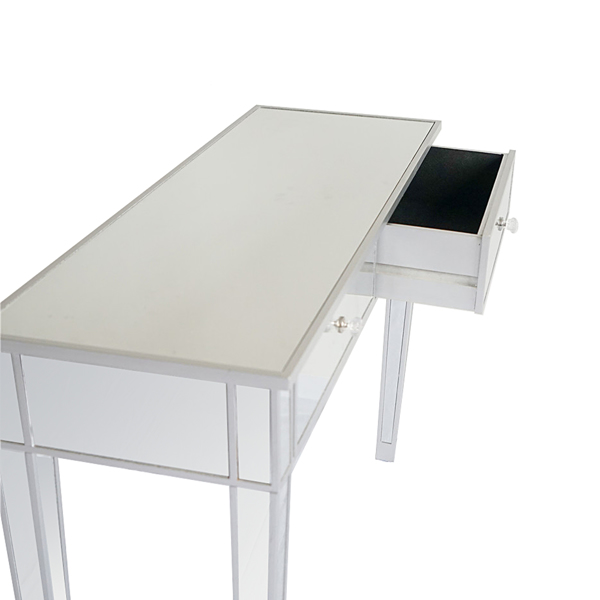 银色 镜面 105*36*76cm 两抽 电脑桌 现代风-11