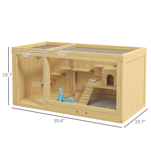 木制仓鼠笼 （ Amazon Shipping）（WalMart禁售）（周末不发货）-4