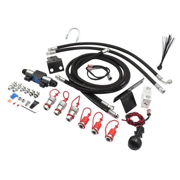电控液压阀套件 3rd Function Valve Kit Kubota L2501 L3200 L3301 L3901 Tractors L3800 LA 525 524 Loader-3