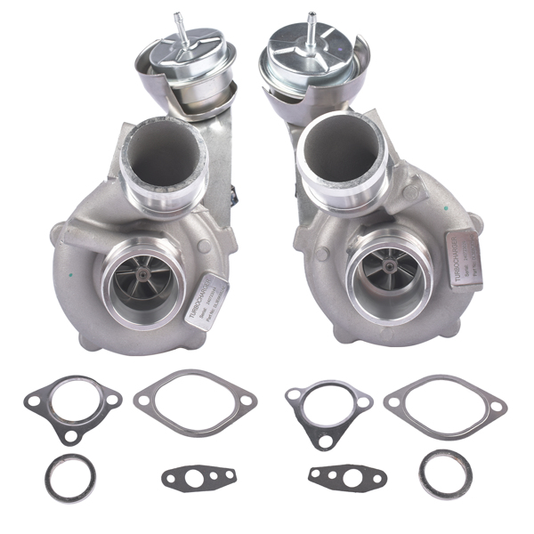 涡轮增压器 Pair Left + Right Turbo for Ford F-150 F150 2013-2016 3.5L V6 Gas Turbocharger DL3E6C879AD DL3E6K682AE-5