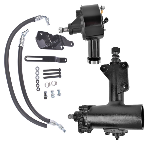 转向器套装 SGB5557 14:1 Ratio Power Steering Gear Box Conversion Kit for Chevrolet Bel Air One-Fifty/Two-Ten 1955-1957-3