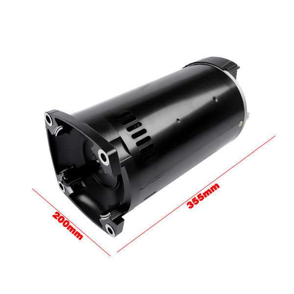 泳池水泵电机 B2842 1.5HP Full Rated Square Flange Pool Pump Motor Replacement for Motor SQ1152 B842 EB842 B849 Balck 1Pc-4