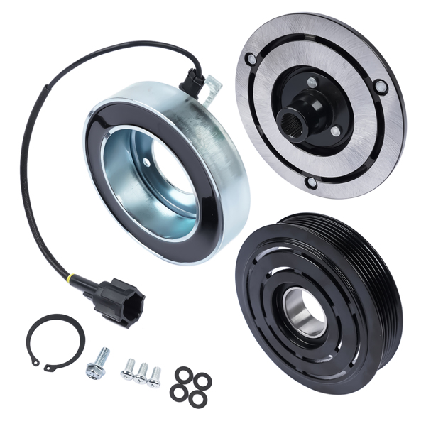 A/C电磁离合器 A/C Compressor Clutch Kit for Nissan Altima Base, S, SL 2.5L L4 2002-2006 Sedan 926008J03B 926008J01A 926008J022-1