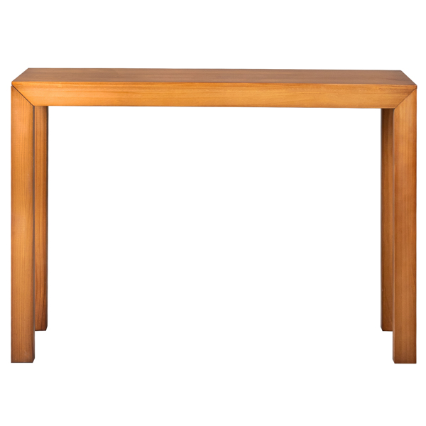 深原木色 斜切拼接 松木 117*30*81cm 玄关桌 桌面围边-12
