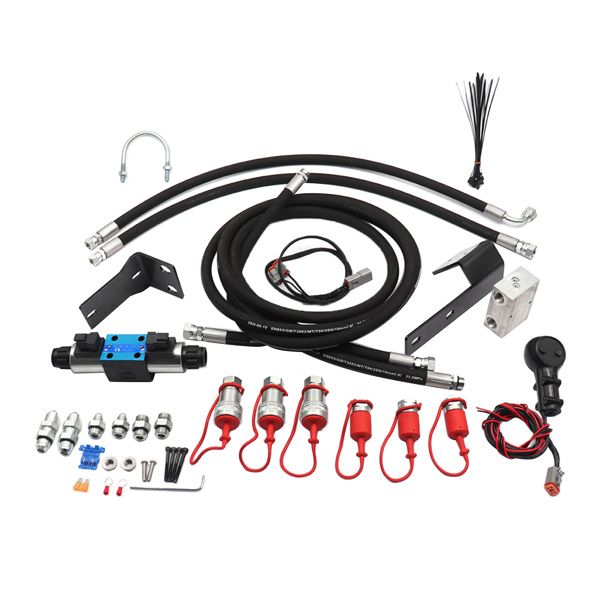 电控液压阀套件 3rd Function Valve Kit Kubota L2501 L3200 L3301 L3901 Tractors L3800 LA 525 524 Loader-1