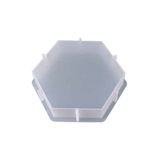 DIY水晶滴胶摆台书档模具 超大六边方体-2