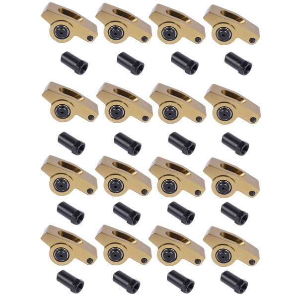 摇臂 16 PCS Rocker Arms  7/16'' 1.6 Ratio for Ford 221 289 302 351W 5.0 Small Block SBF-5
