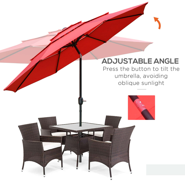 Outdoor beach umbrella/Sun Umbrella  Prohibited by WalMart）-2