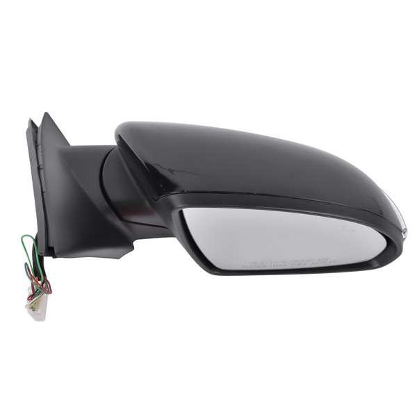 后视镜 Front Right Passenger Side View Mirror with In-housing Signal Light for Kia Optima Sedan 4-Door 2019-2020 Black 87620-D5110-1