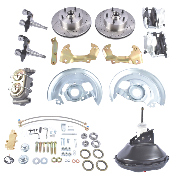 制动改装包 Front Disc Brake Conversion Kit for Buick Skylark Chevy Malibu Camaro Olds Cutlass F85-1