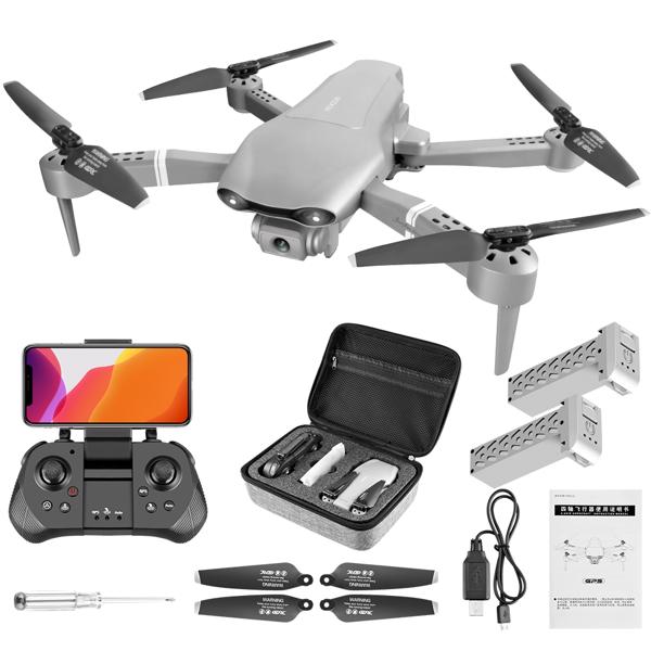 2025 Rc四轴飞行器Rc无人机5G WIFI 4K摄像头GPS FPV 2电池带袋，无人机适合初学者，物流由UPS/USPS/联邦快递/亚马逊物流随机发送。-1