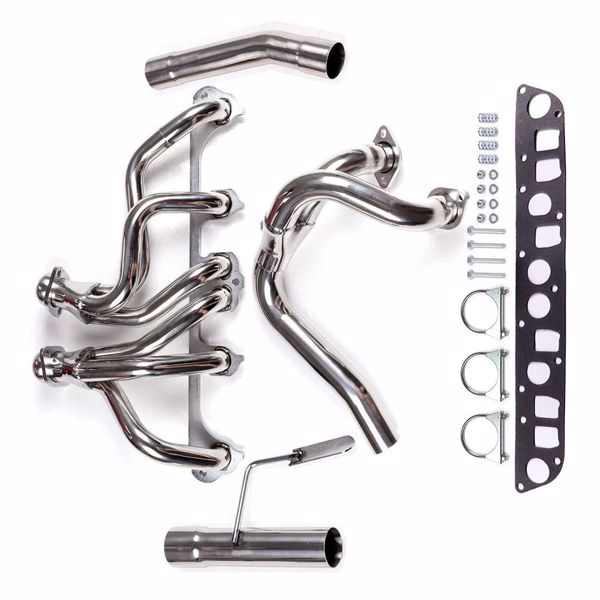 排气管 1991-1999 Jeep Cherokee 4.0L Exhaust Manifold Racing Header（禁售TEMU&亚马逊）(不支持无理由退货)-3